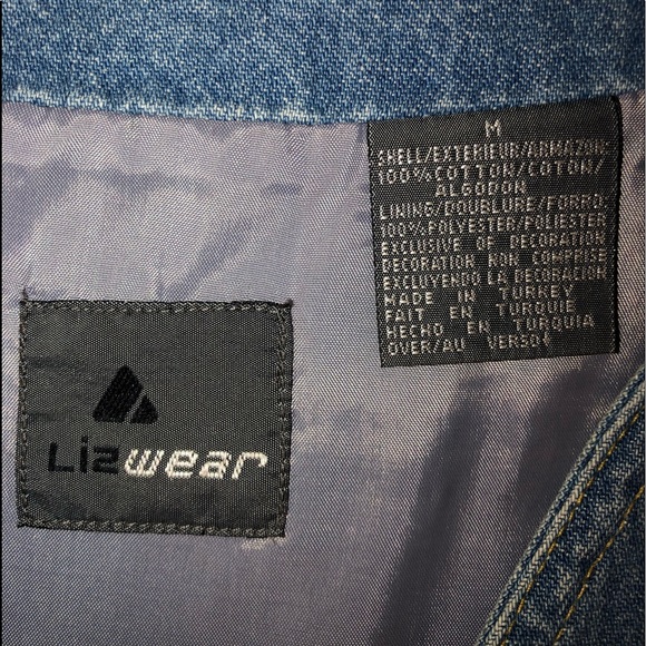 LIZWEAR JEAN VEST - Picture 4 of 6